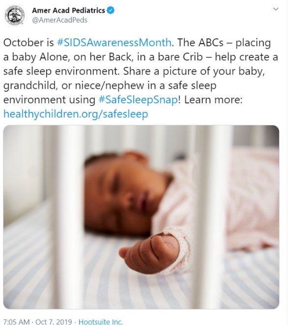 safe sleep month 2019