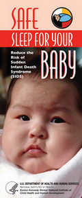 Safe Sleep for Your Baby - American Indian and Alaska Native community's brochure cover