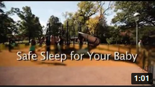 Safe Sleep For Your Baby -- 60 Seconds video thumbnail.